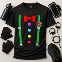 Clown Costume Funny Circus Halloween Costumes Cooling Performance Crew T-Shirt