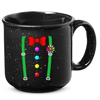 Clown Costume Funny Circus Halloween Costumes 15oz Campfire Ceramic Mug