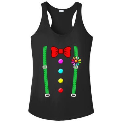 Clown Costume Funny Circus Halloween Costumes Ladies PosiCharge Competitor Racerback Tank