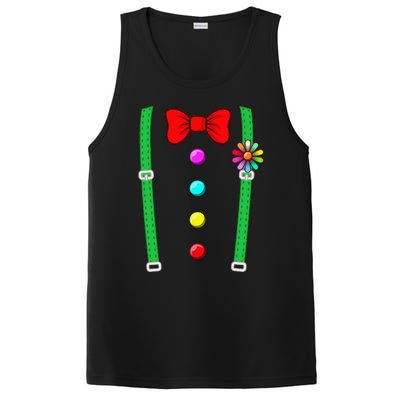 Clown Costume Funny Circus Halloween Costumes PosiCharge Competitor Tank