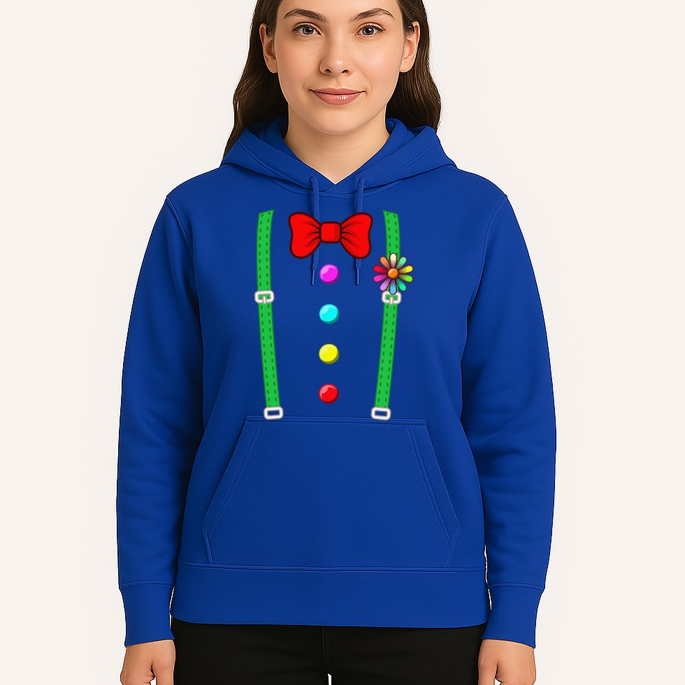 Clown Costume Funny Circus Halloween Costumes Hoodie