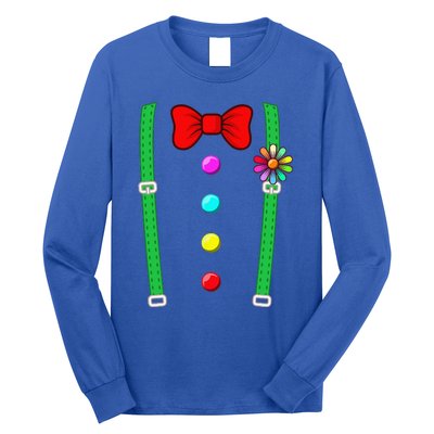 Clown Costume Funny Circus Halloween Costumes Long Sleeve Shirt