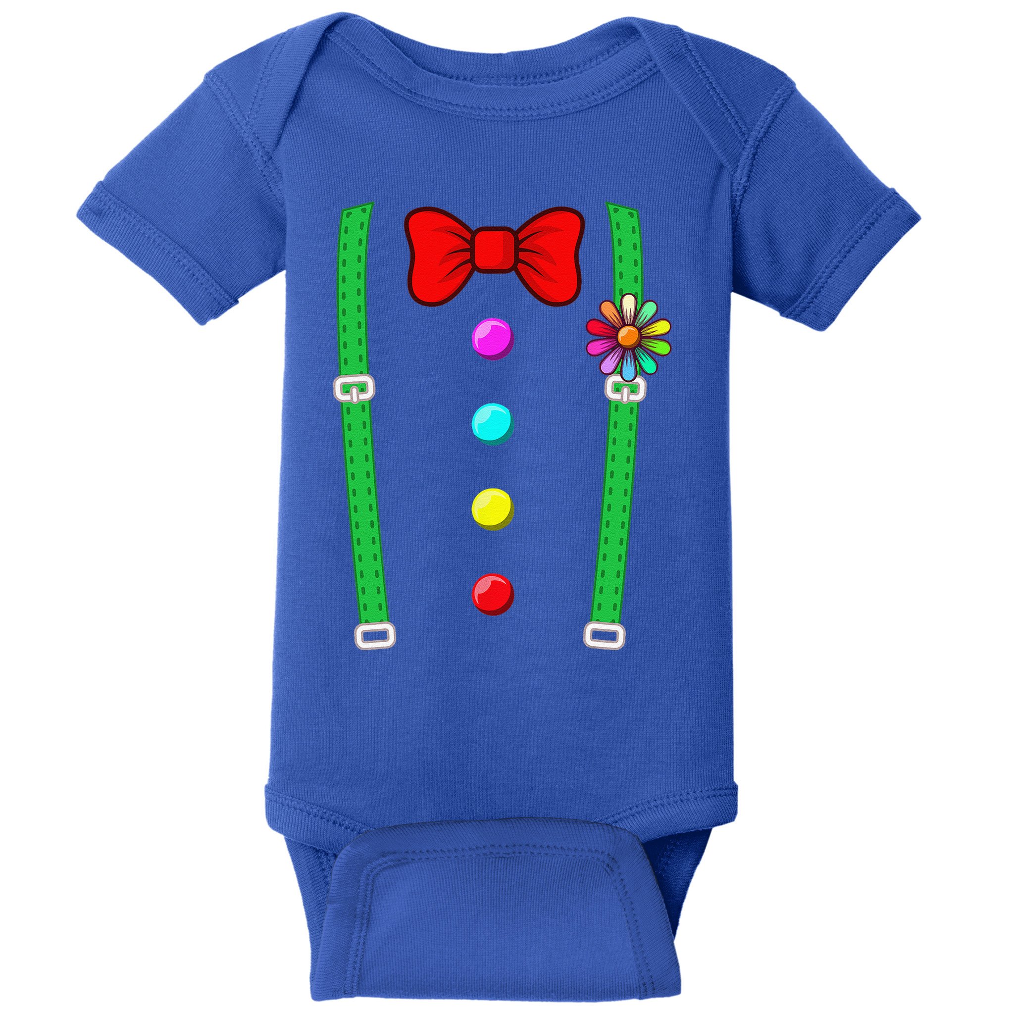 Clown Costume Funny Circus Halloween Costumes Baby Bodysuit