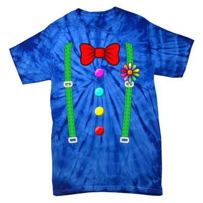 Clown Costume Funny Circus Halloween Costumes Tie-Dye T-Shirt