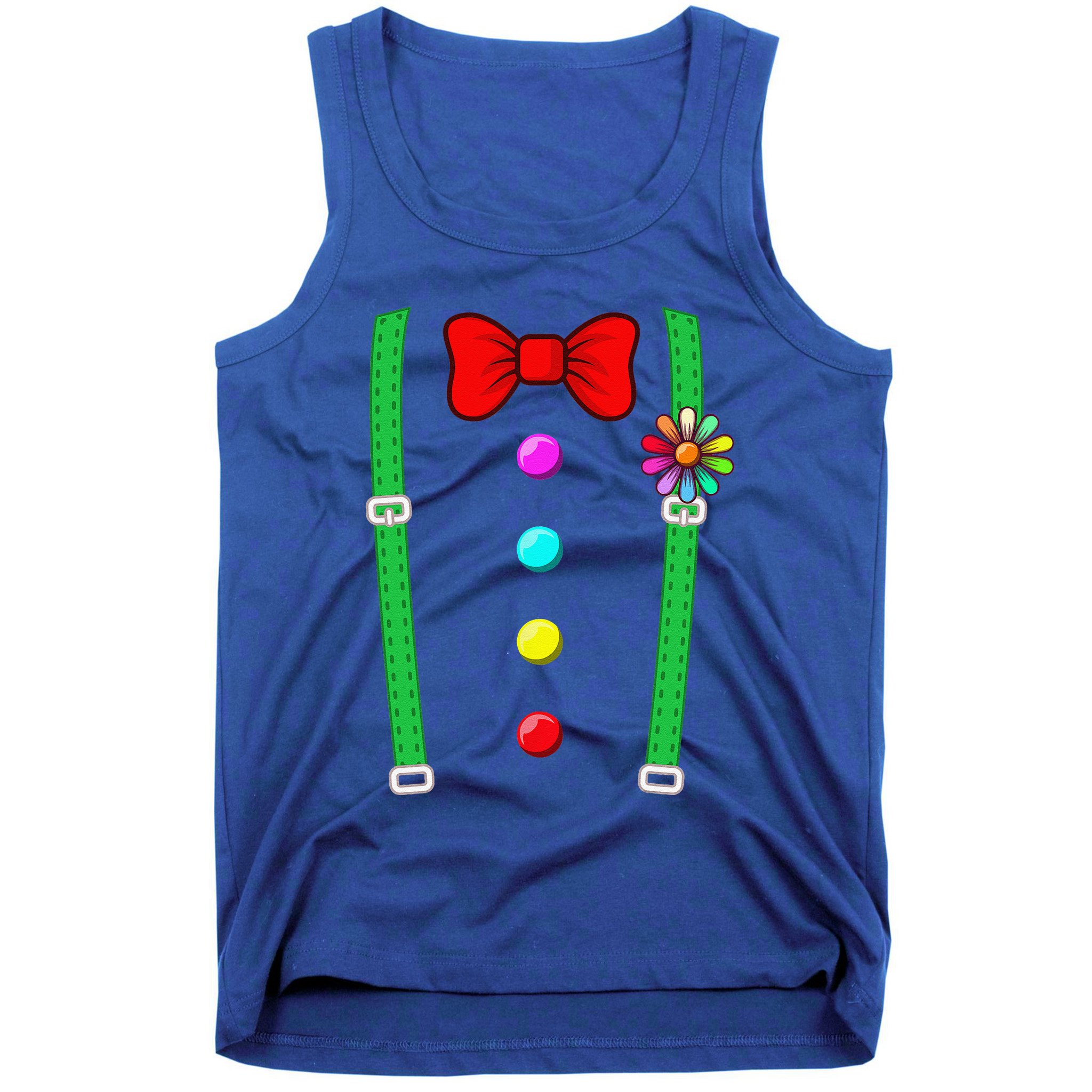 Clown Costume Funny Circus Halloween Costumes Tank Top
