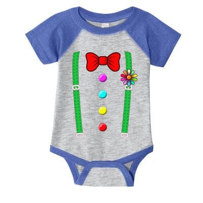 Clown Costume Funny Circus Halloween Costumes Infant Baby Jersey Bodysuit