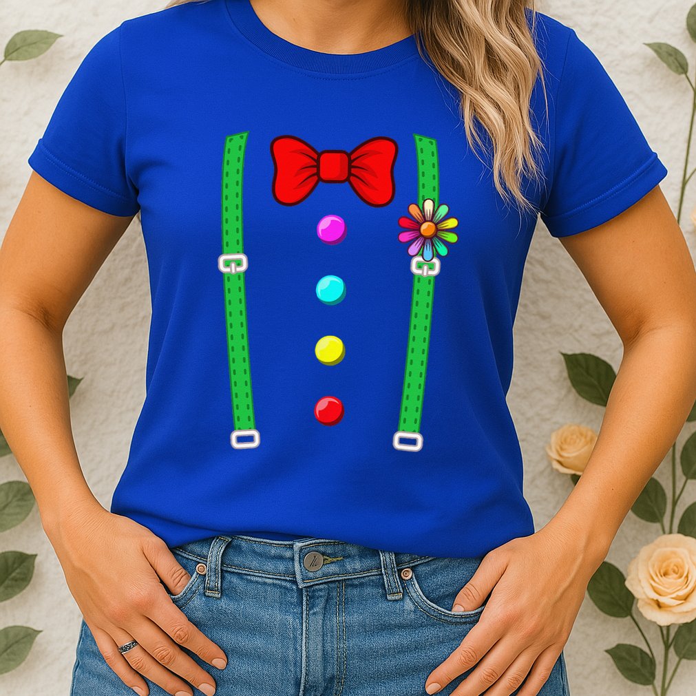 Clown Costume Funny Circus Halloween Costumes Womens T-Shirt