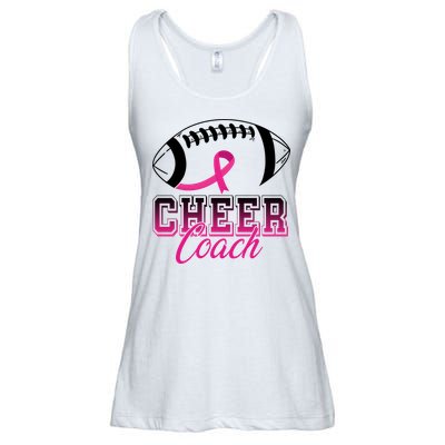 Cheer Coach Football Breast Cancer Awareness Ladies Essential Flowy Tank