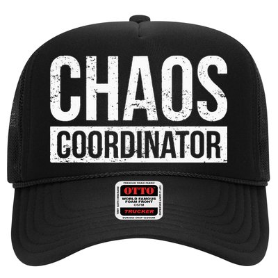 Chaos Coordinator Funny Sarcastic Humor Chaos Coordinator Trucker Hat