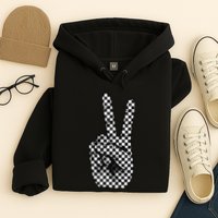 Cool Checkered For Wo Checker Pattern Checkerboard Hoodie