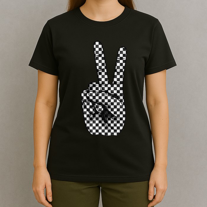 Cool Checkered For Wo Checker Pattern Checkerboard T-Shirt