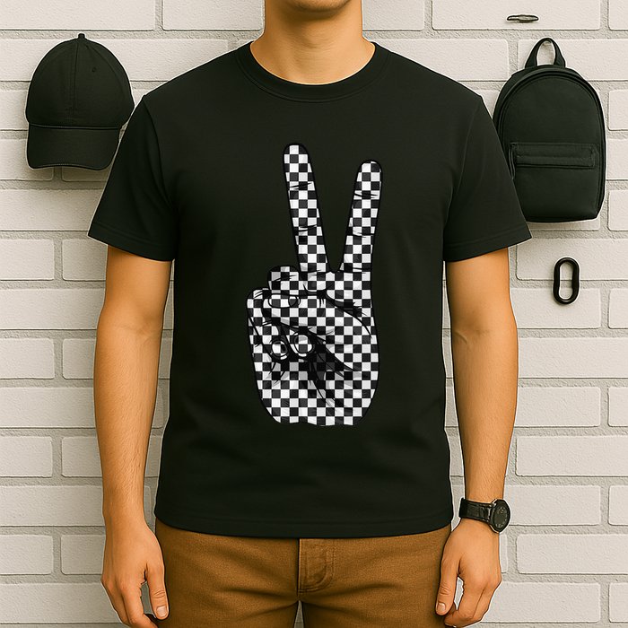 Cool Checkered For Wo Checker Pattern Checkerboard T-Shirt