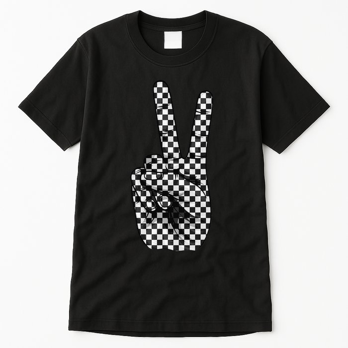 Cool Checkered For Wo Checker Pattern Checkerboard Tall T-Shirt