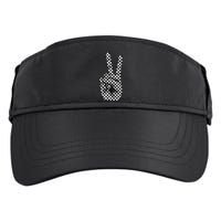Cool Checkered For Wo Checker Pattern Checkerboard Adult Drive Performance Visor