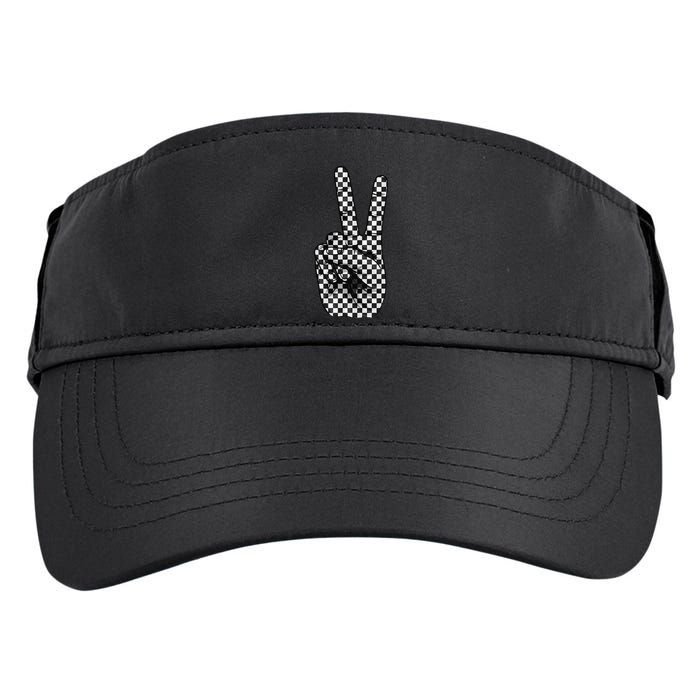 Cool Checkered For Wo Checker Pattern Checkerboard Adult Drive Performance Visor