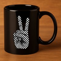 Cool Checkered For Wo Checker Pattern Checkerboard 11oz C Handle Ceramic Mug