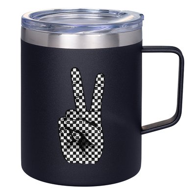 Cool Checkered For Wo Checker Pattern Checkerboard 12oz Stainless Steel Coffee Mug
