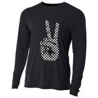 Cool Checkered For Wo Checker Pattern Checkerboard Cooling Performance Long Sleeve Crew