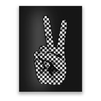 Cool Checkered For Wo Checker Pattern Checkerboard Poster