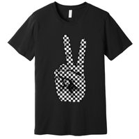 Cool Checkered For Wo Checker Pattern Checkerboard Premium T-Shirt