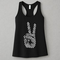 Cool Checkered For Wo Checker Pattern Checkerboard Womens Tank Top