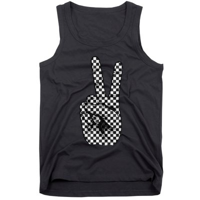 Cool Checkered For Wo Checker Pattern Checkerboard Tank Top