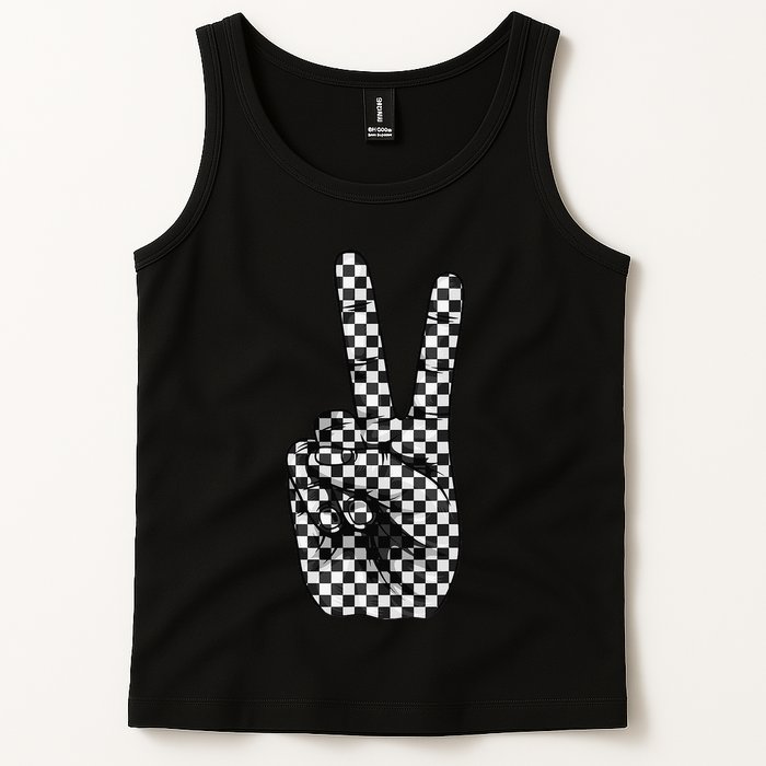 Cool Checkered For Wo Checker Pattern Checkerboard Tank Top