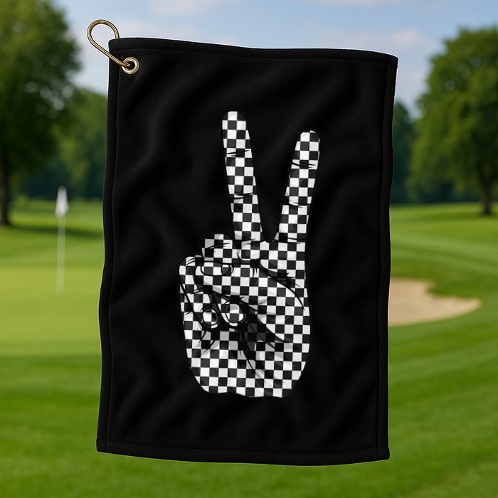 Cool Checkered For Wo Checker Pattern Checkerboard Golf Towel