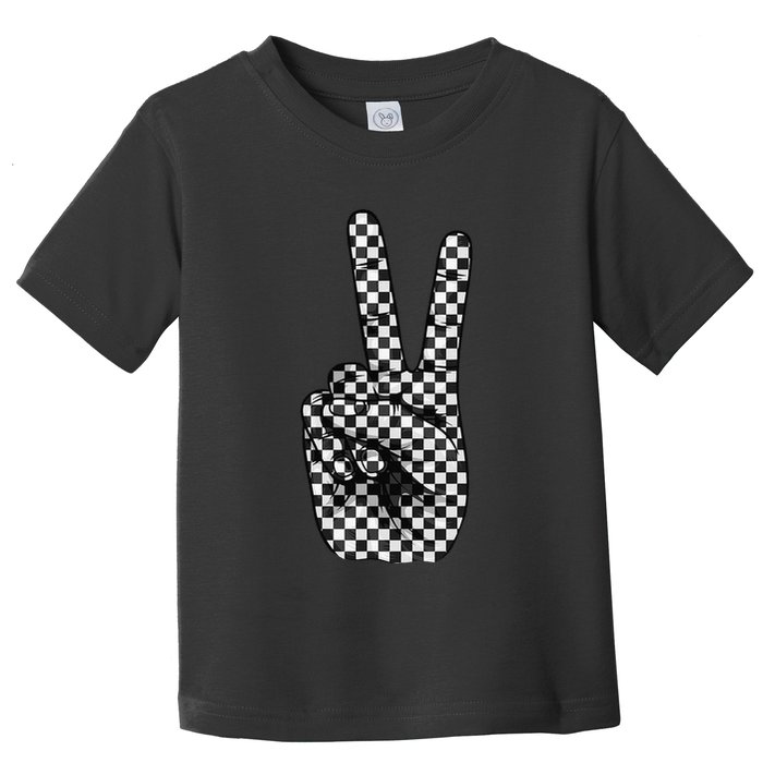 Cool Checkered For Wo Checker Pattern Checkerboard Toddler T-Shirt