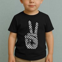 Cool Checkered For Wo Checker Pattern Checkerboard Toddler T-Shirt