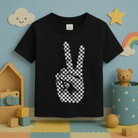Cool Checkered For Wo Checker Pattern Checkerboard Toddler T-Shirt