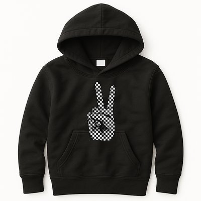 Cool Checkered For Wo Checker Pattern Checkerboard Kids Hoodie