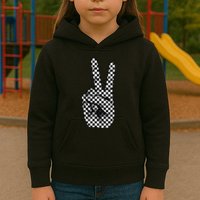 Cool Checkered For Wo Checker Pattern Checkerboard Kids Hoodie