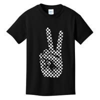 Cool Checkered For Wo Checker Pattern Checkerboard Kids T-Shirt