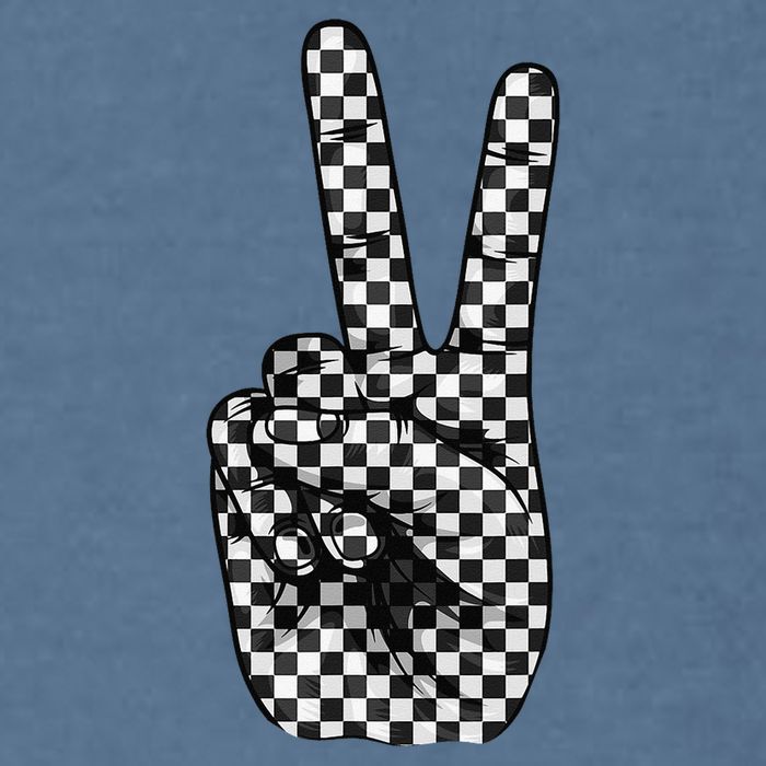 Cool Checkered For Wo Checker Pattern Checkerboard Garment-Dyed Sweatshirt