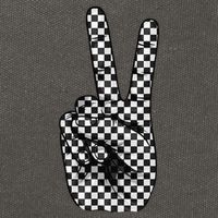 Cool Checkered For Wo Checker Pattern Checkerboard Cotton Canvas Backpack