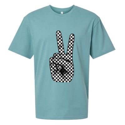 Cool Checkered For Wo Checker Pattern Checkerboard Sueded Cloud Jersey T-Shirt