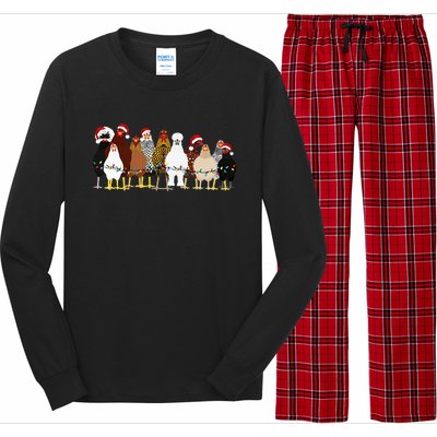 Christmas Chickens Farm Heifer Christmas  Long Sleeve Pajama Set