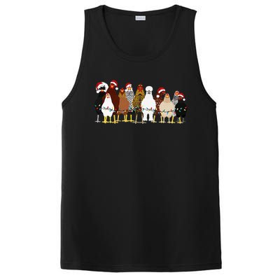 Christmas Chickens Farm Heifer Christmas  PosiCharge Competitor Tank