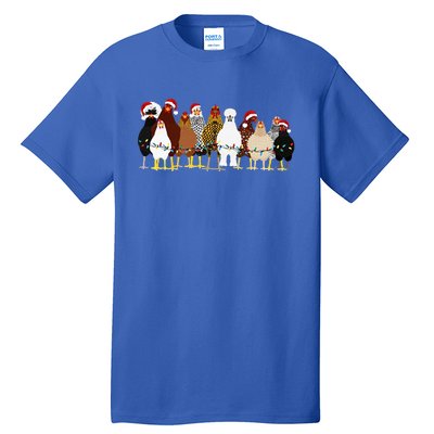 Christmas Chickens Farm Heifer Christmas  Tall T-Shirt