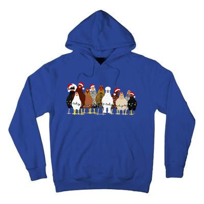 Christmas Chickens Farm Heifer Christmas  Tall Hoodie