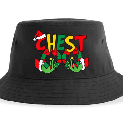 Chestnuts Christmas Family Matching Couples Chest Nuts Xmas Sustainable Bucket Hat