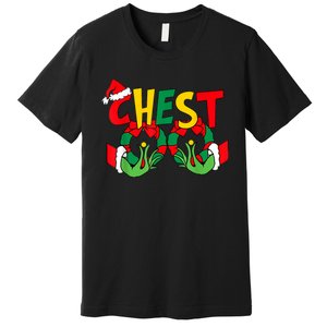 Chestnuts Christmas Family Matching Couples Chest Nuts Xmas Premium T-Shirt