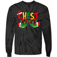 Chestnuts Christmas Family Matching Couples Chest Nuts Xmas Tie-Dye Long Sleeve Shirt