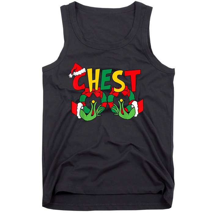 Chestnuts Christmas Family Matching Couples Chest Nuts Xmas Tank Top