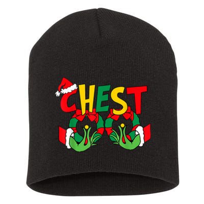 Chestnuts Christmas Family Matching Couples Chest Nuts Xmas Short Acrylic Beanie