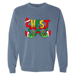 Chestnuts Christmas Family Matching Couples Chest Nuts Xmas Garment-Dyed Sweatshirt