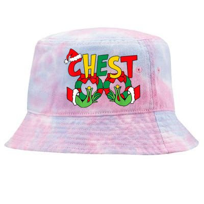 Chestnuts Christmas Family Matching Couples Chest Nuts Xmas Tie-Dyed Bucket Hat