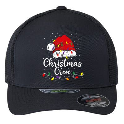 Christmas Crew Family Group Matching Christmas Pajama Party Flexfit Unipanel Trucker Cap