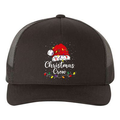 Christmas Crew Family Group Matching Christmas Pajama Party Yupoong Adult 5-Panel Trucker Hat